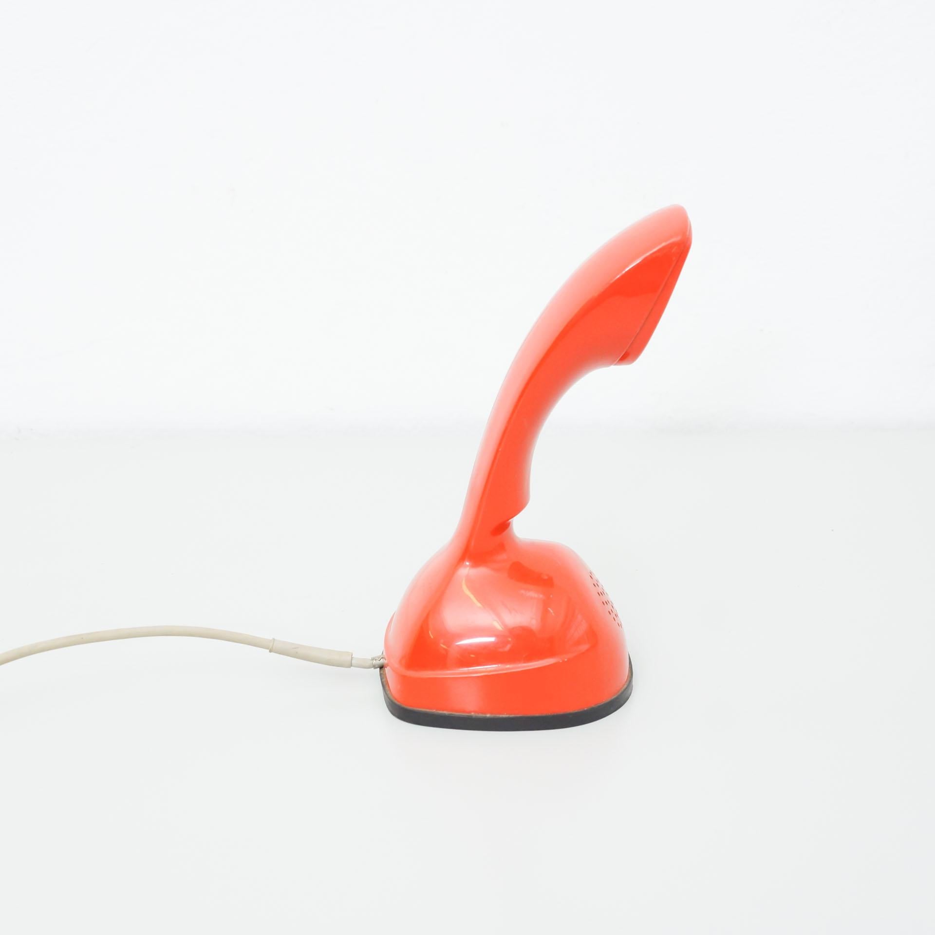 Mid-Century Modern Vintage Red Ericsson Phone, circa 1960