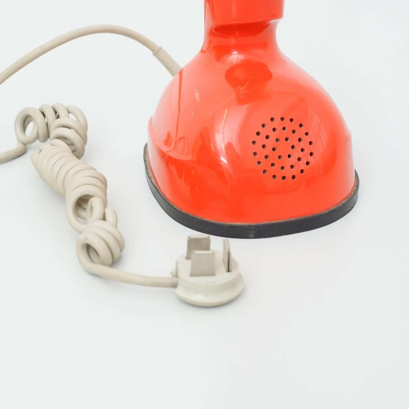 Swedish Vintage Red Ericsson Phone, circa 1960 For Sale