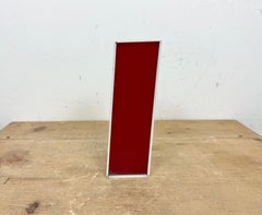 Vintage Red Facade Letter I , 1970s