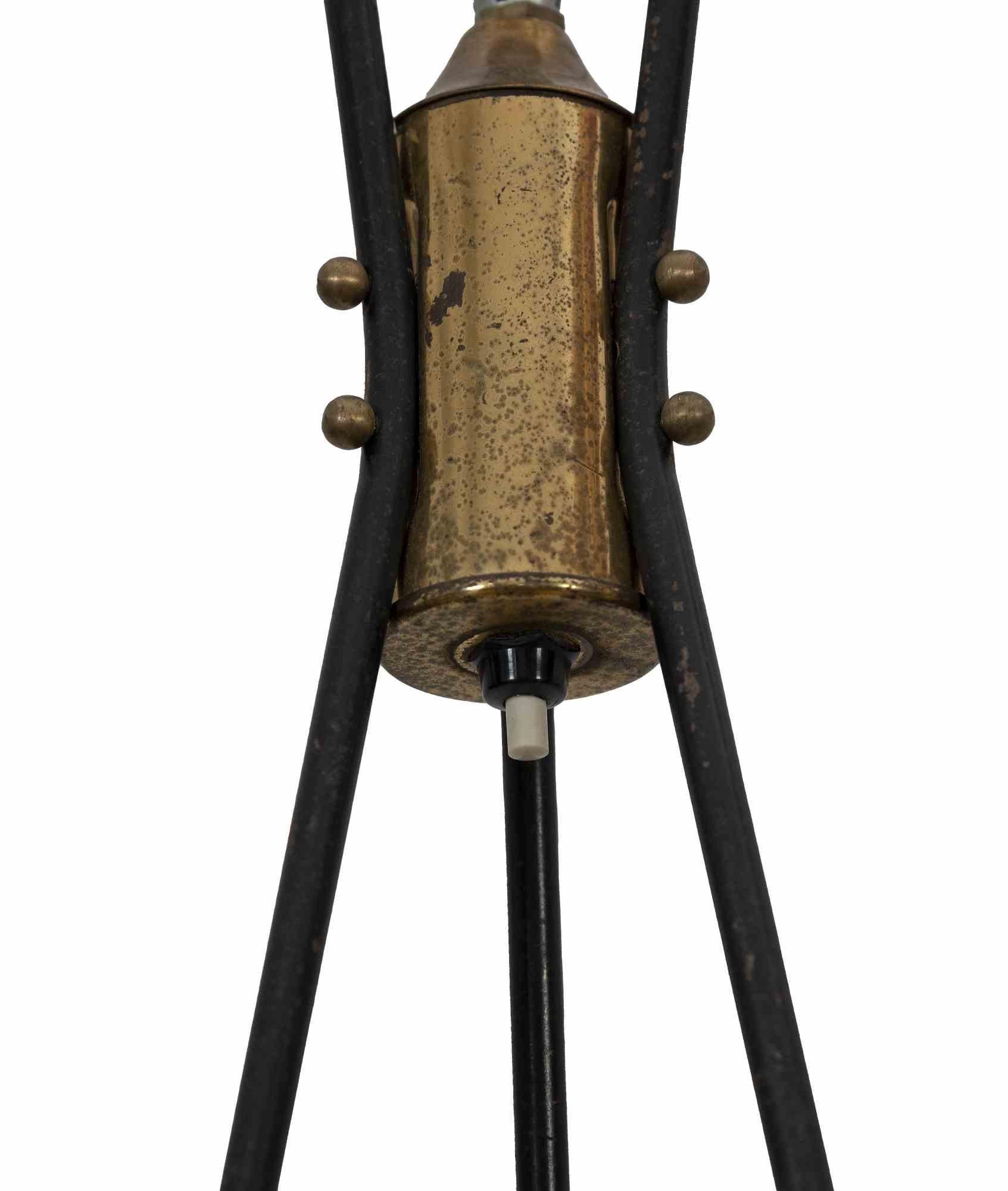 Italiano Lampada da terra rossa d'epoca, attribuita a Vistosi, Italia, anni '60 in vendita