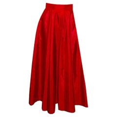 Vintage Red Full Skirt