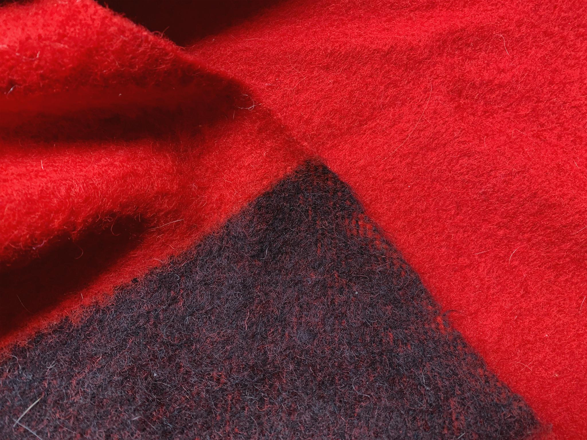 Vintage Red Hudson's Bay Company Point Blanket 3