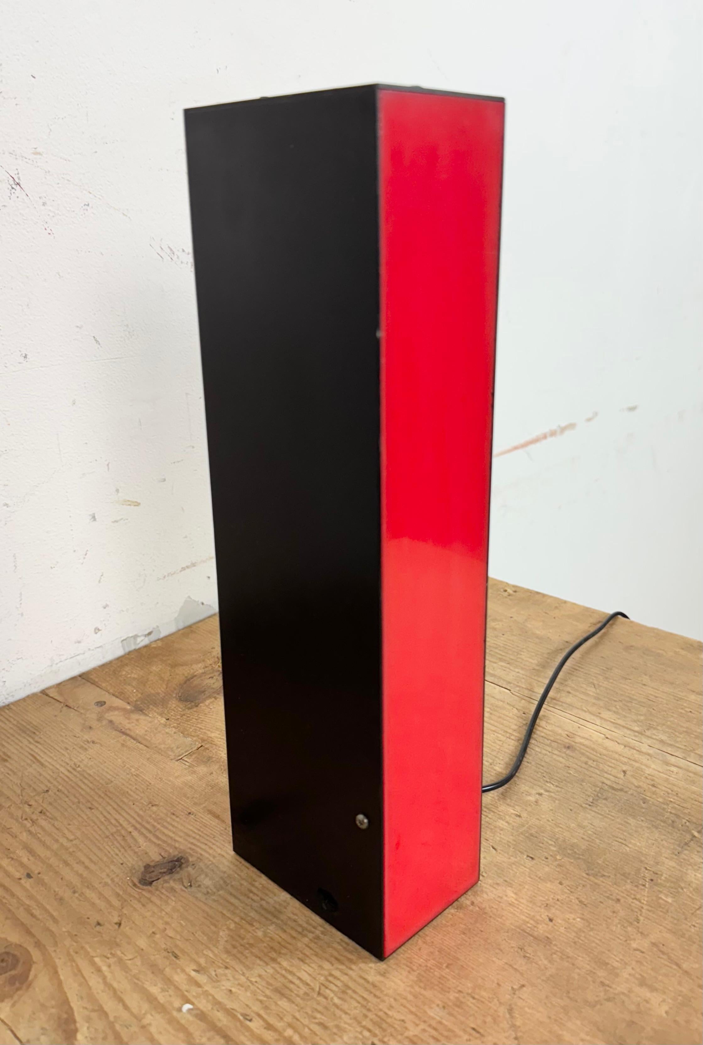 Italian Vintage Red Illuminated Letter I , 1970s For Sale