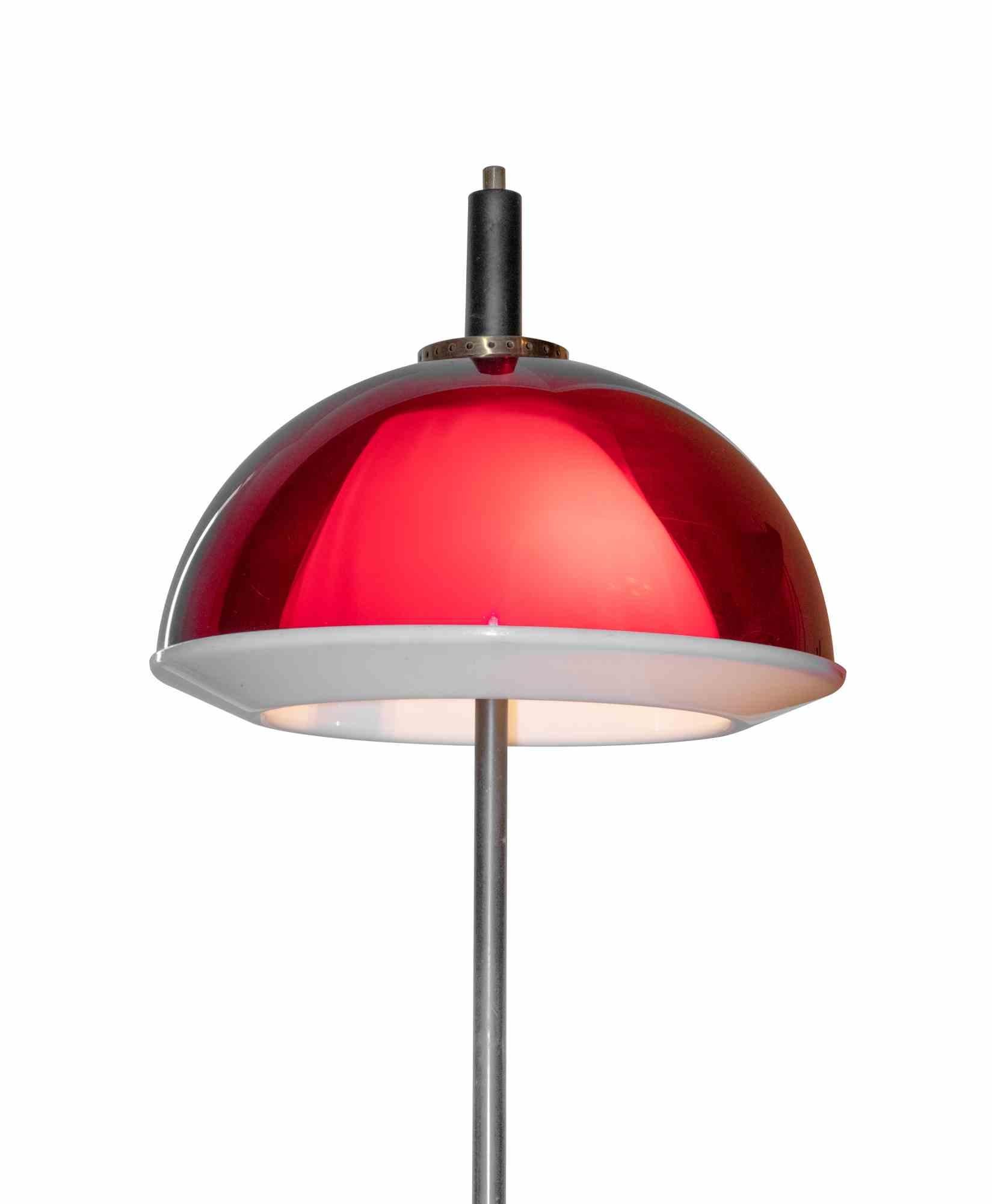 Italian Vintage Red Lamp, Italy 1970s For Sale