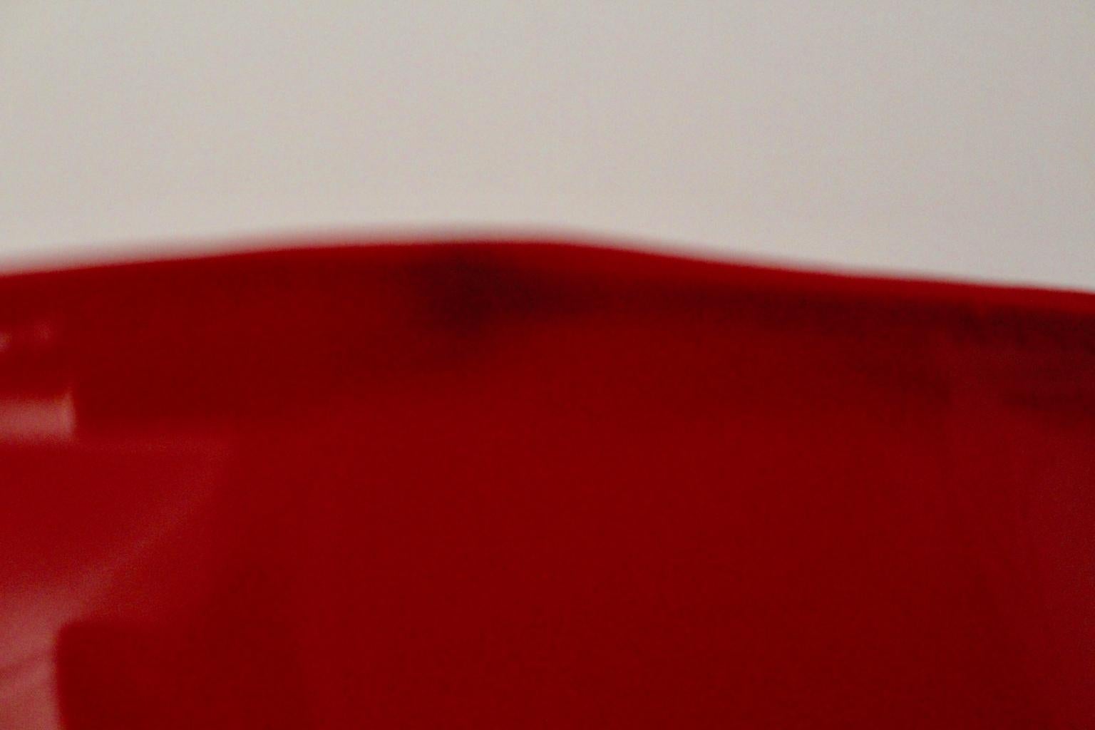 Moschino Parfum Vintage Red Lips Clutch Pop Art La Bocca Italy 1990s For Sale 5