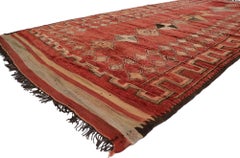 Vintage Red Taznakht Moroccan Rug by Berber Tribes of Morocco