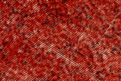 Alfombra roja teñida vintage