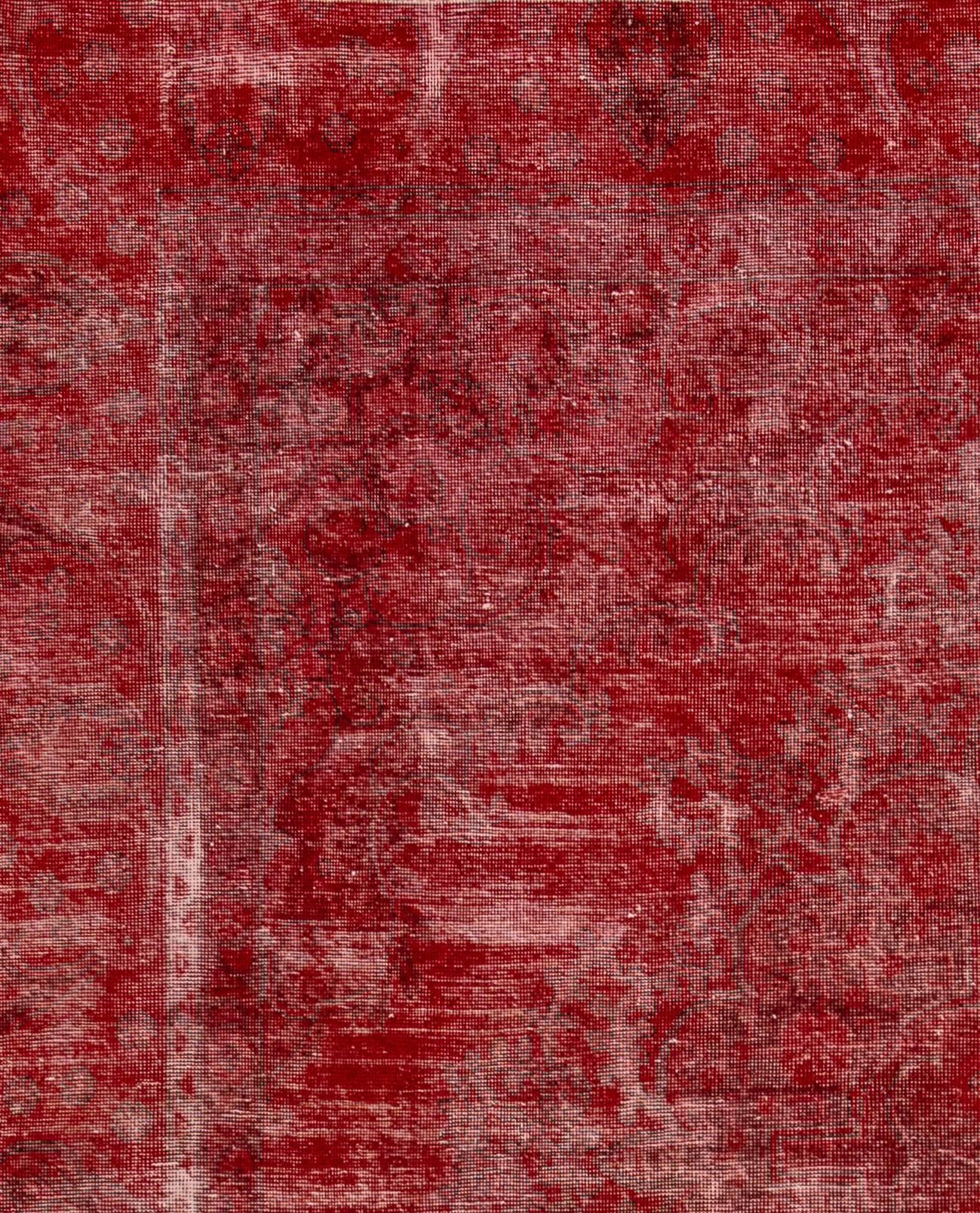 overdyed red rug