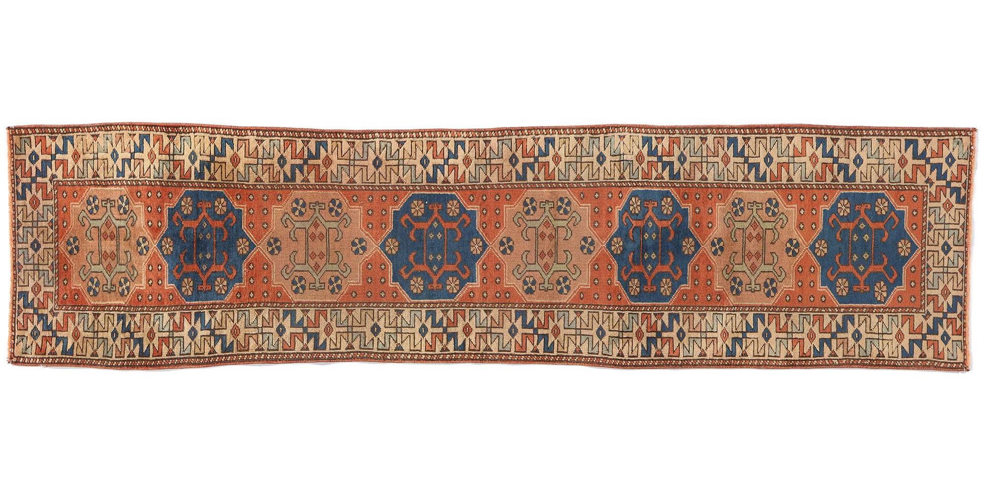 Vintage Rot Persisch Hamadan Teppich Teppich Läufer im Angebot 3