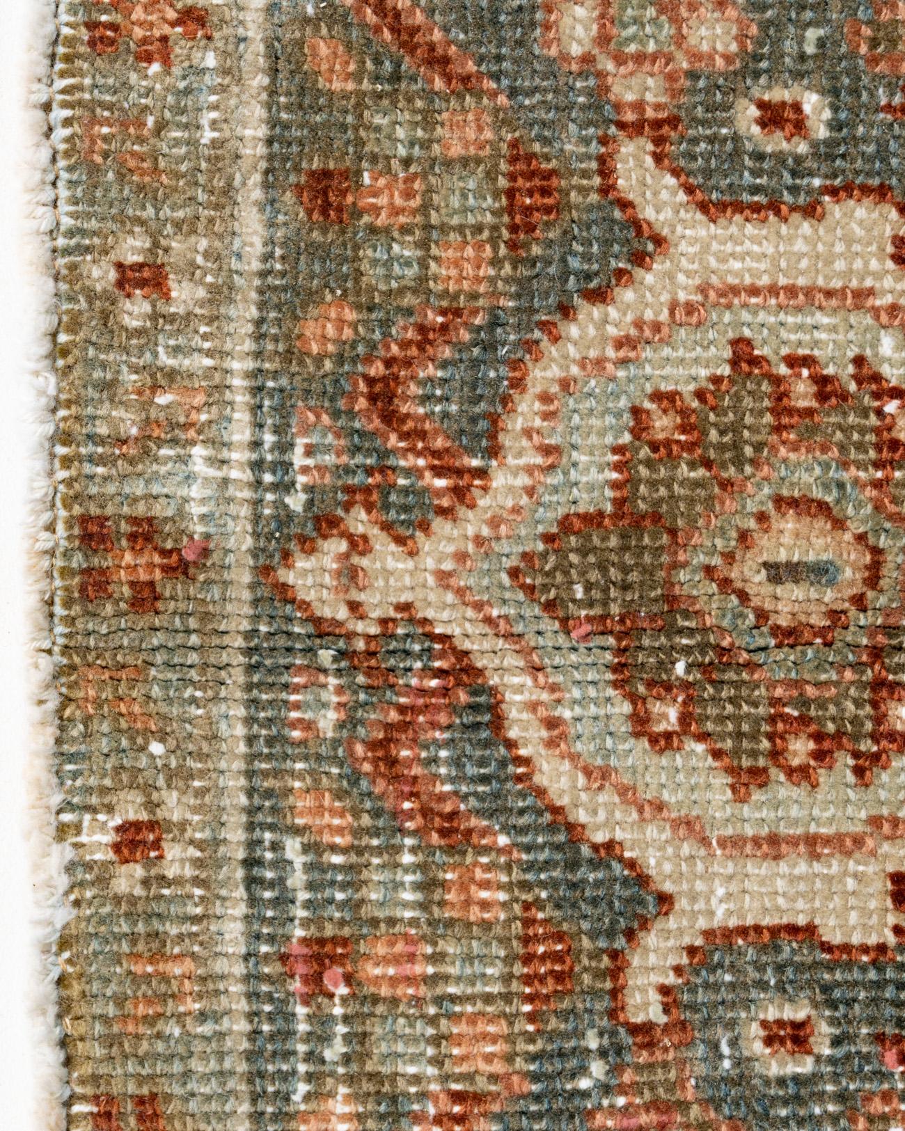 Tappeto persiano Heriz rosso vintage  8'5 x 11' in vendita 3