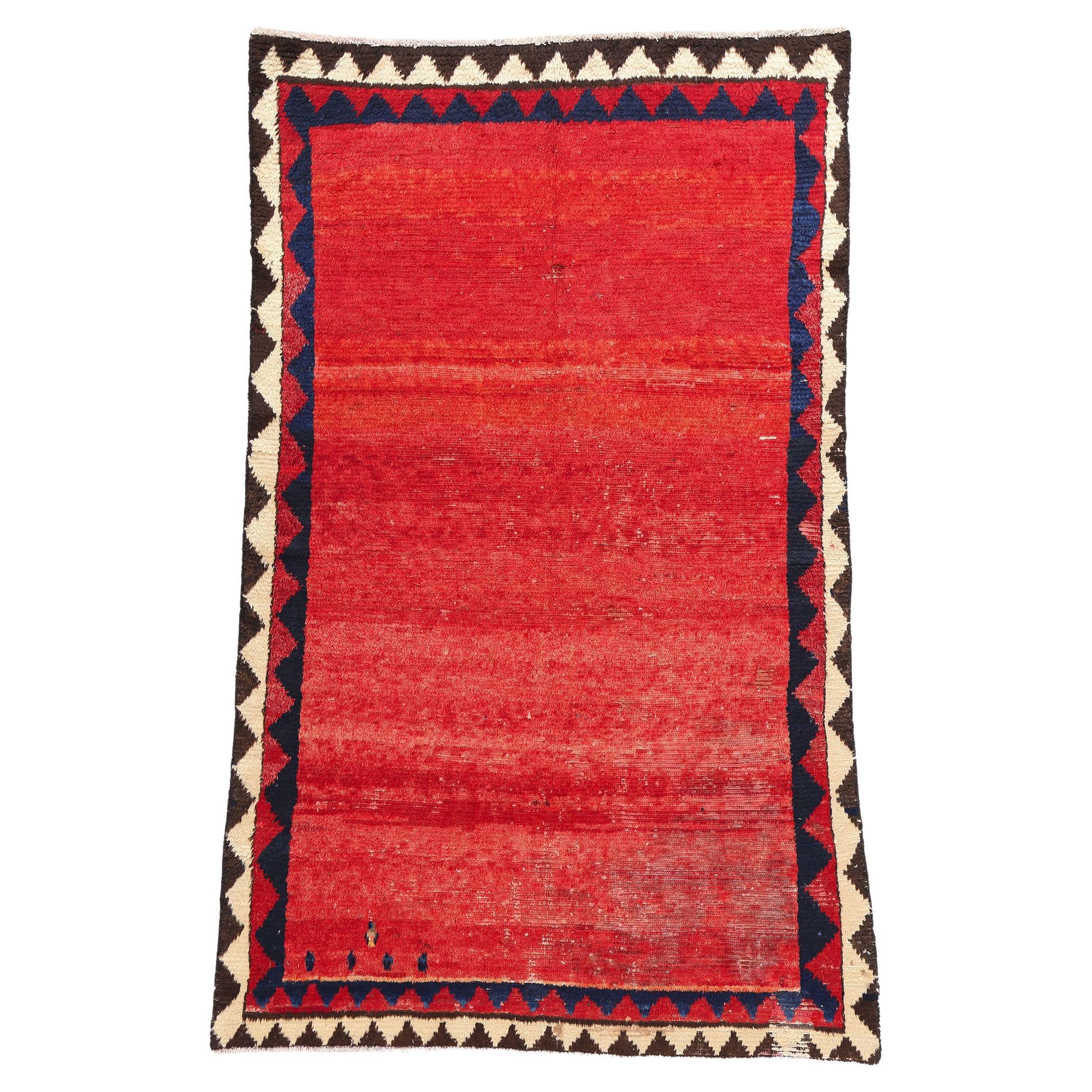 Alfombra Persa Lori Roja Vintage