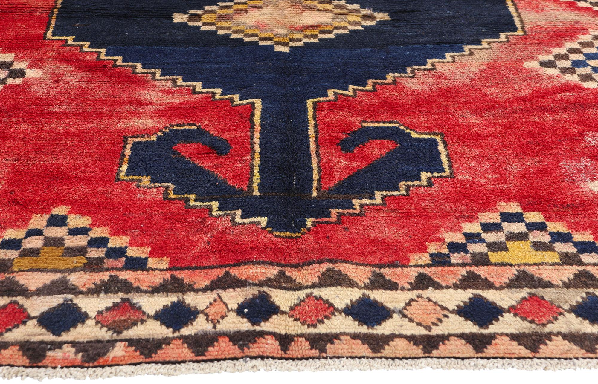 Perse Tapis persan Lori rouge vintage en vente