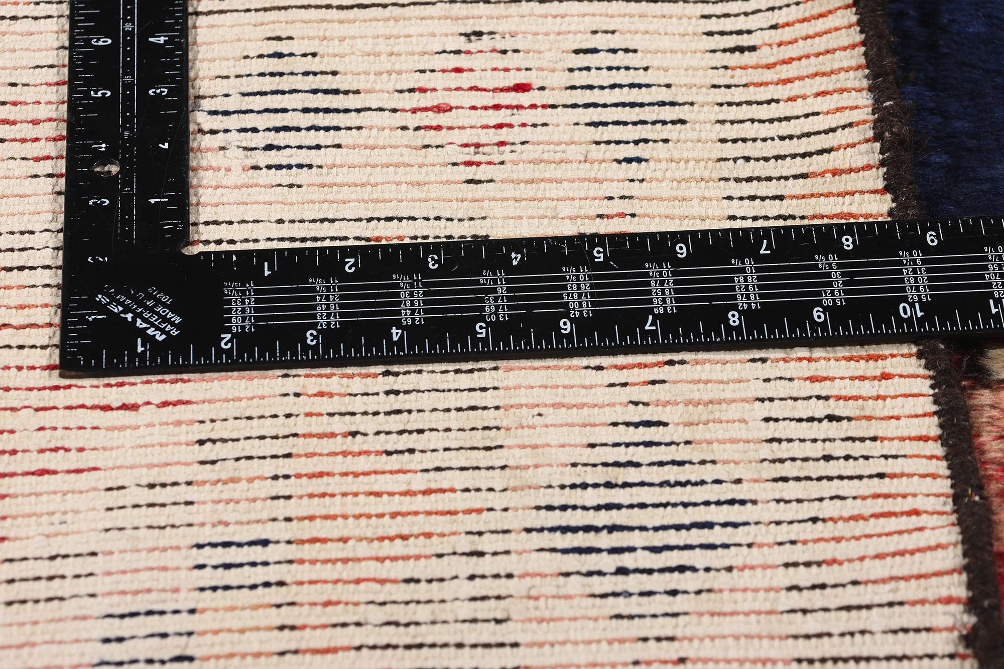 Tapis persan Lori rouge vintage Bon état - En vente à Dallas, TX