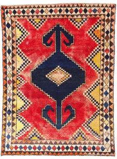 Alfombra persa roja vintage Lori Diamond