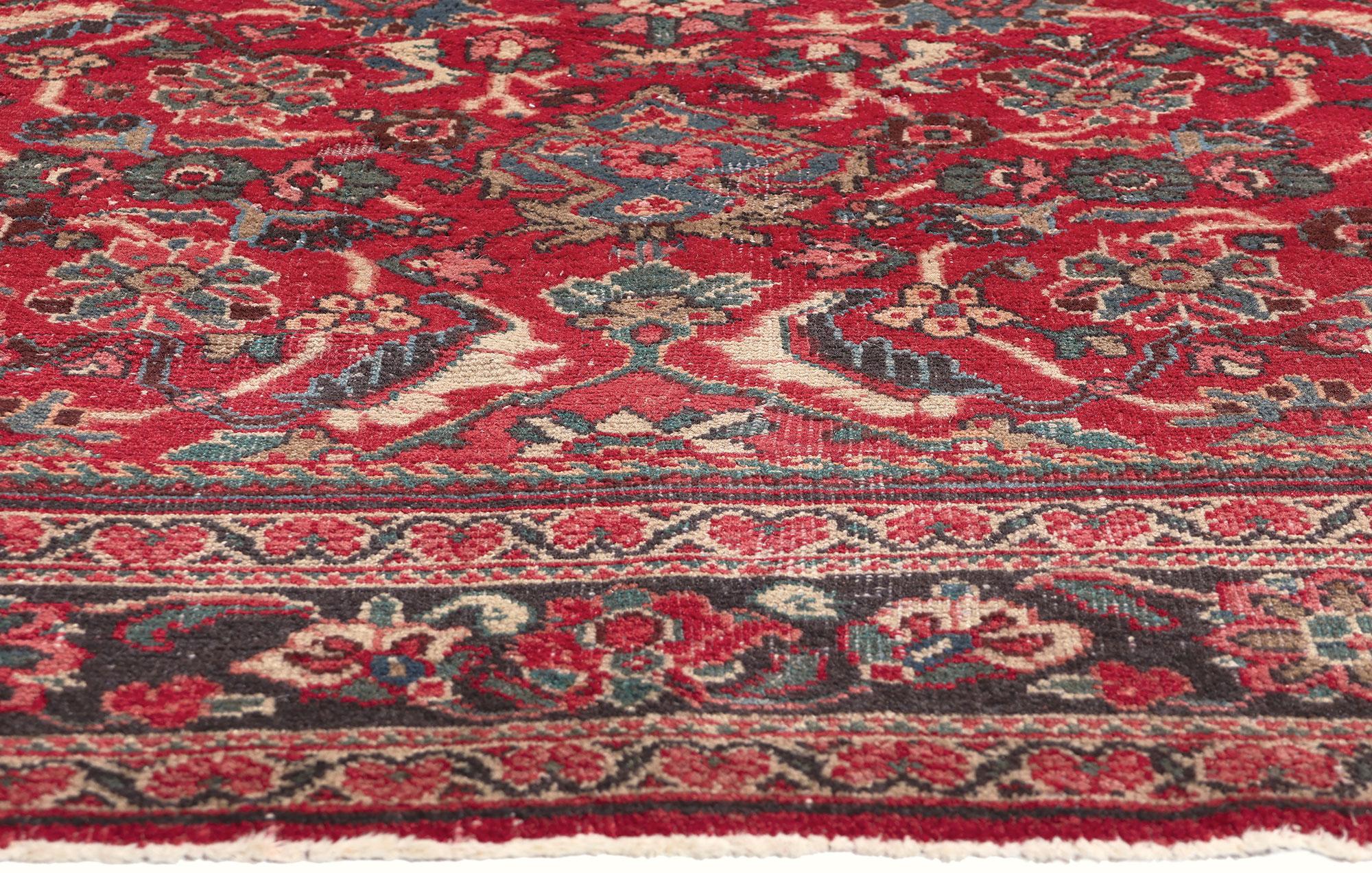 Persischer Mahal-Teppich aus den 1960er Jahren mit traditionellem Stil im Angebot 1