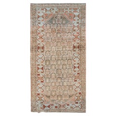 Vintage Red Persian Malayer Area Rug  3'2x6'3