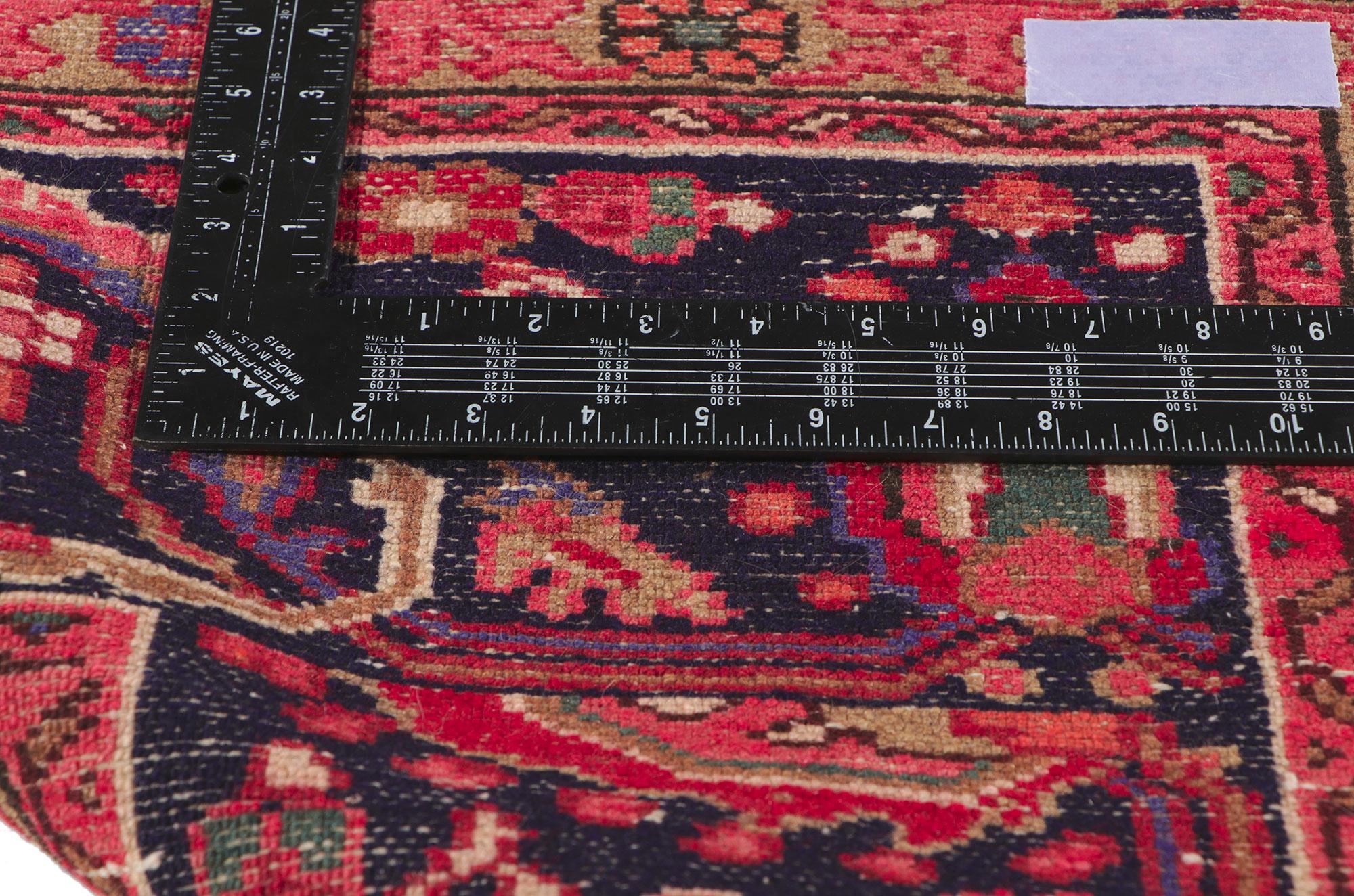 Wool Vintage Red Persian Malayer Rug For Sale