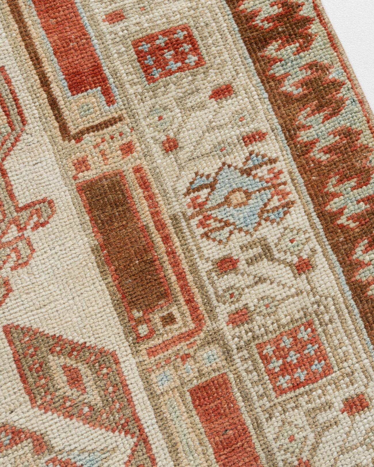 Vintage Red Persian Serab Runner 3'2 x 17'11 For Sale 8