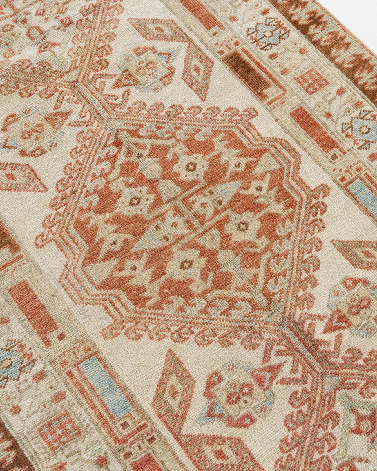 Vintage Red Persian Serab Runner 3'2 x 17'11 In Good Condition For Sale In New York, NY