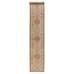 Vintage Red Persian Serab Runner 3'2 x 17'11