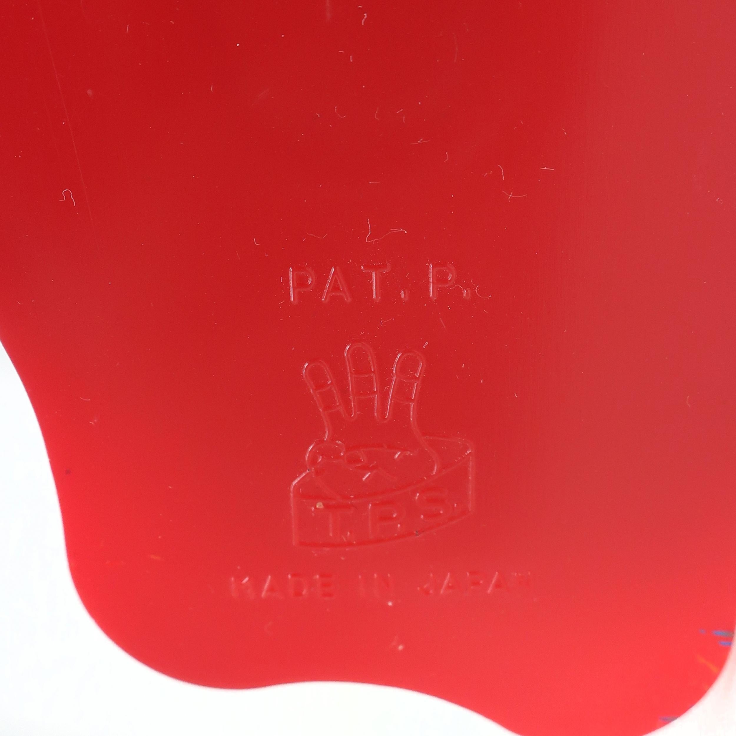 Vintage Red Pop Art APC Pouring Paint Bank in vendita 1