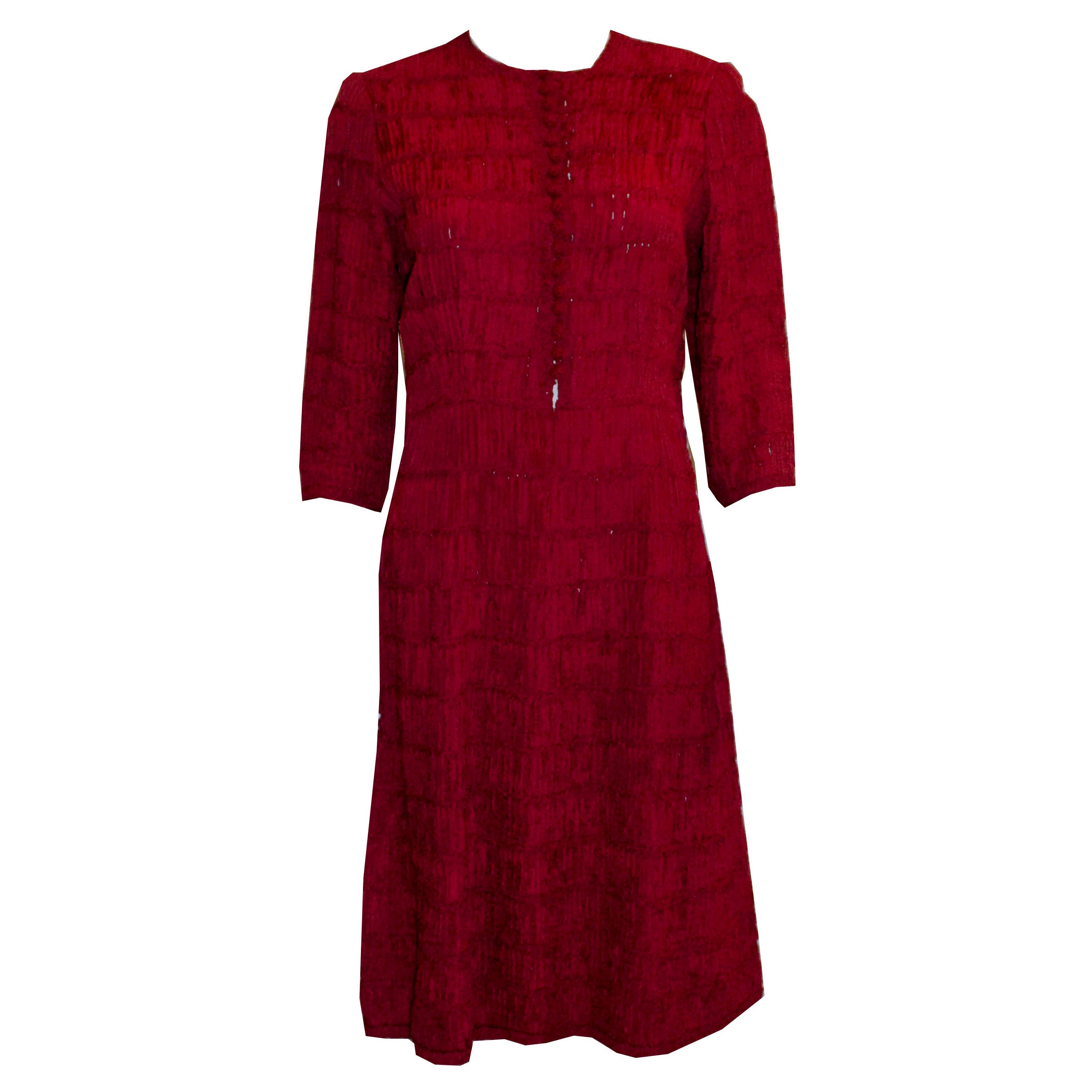 Robe vintage à rubans rouges de Glengyle
