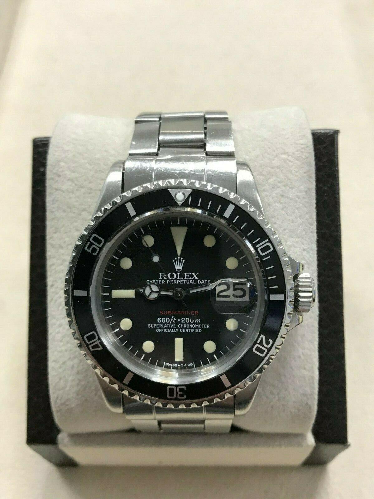 Vintage RED Rolex Submariner 1680 