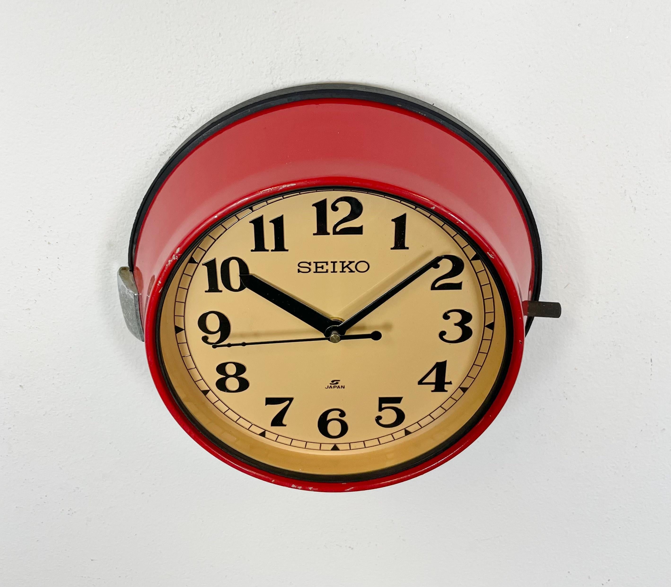 seiko wall clock vintage