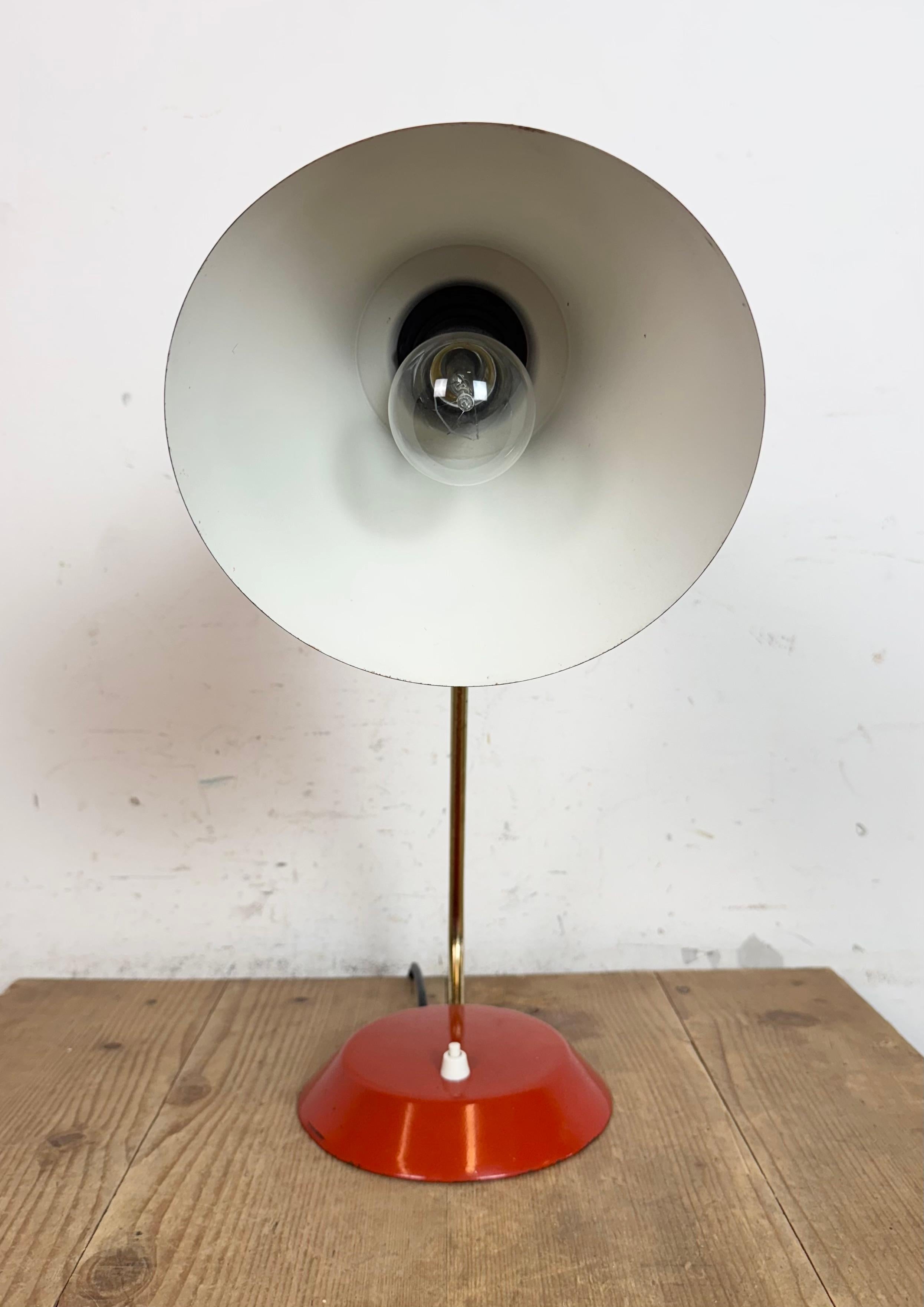 Lampe à poser rouge vintage , 1970 en vente 2