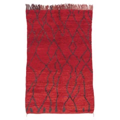 Tapis marocain Talsint rouge, Cozy Nomad rencontre le style maximum