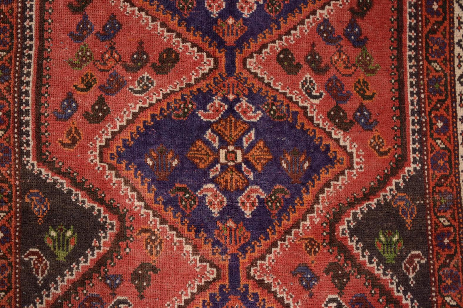 Vintage Red Textile Carpet Rug For Sale 2