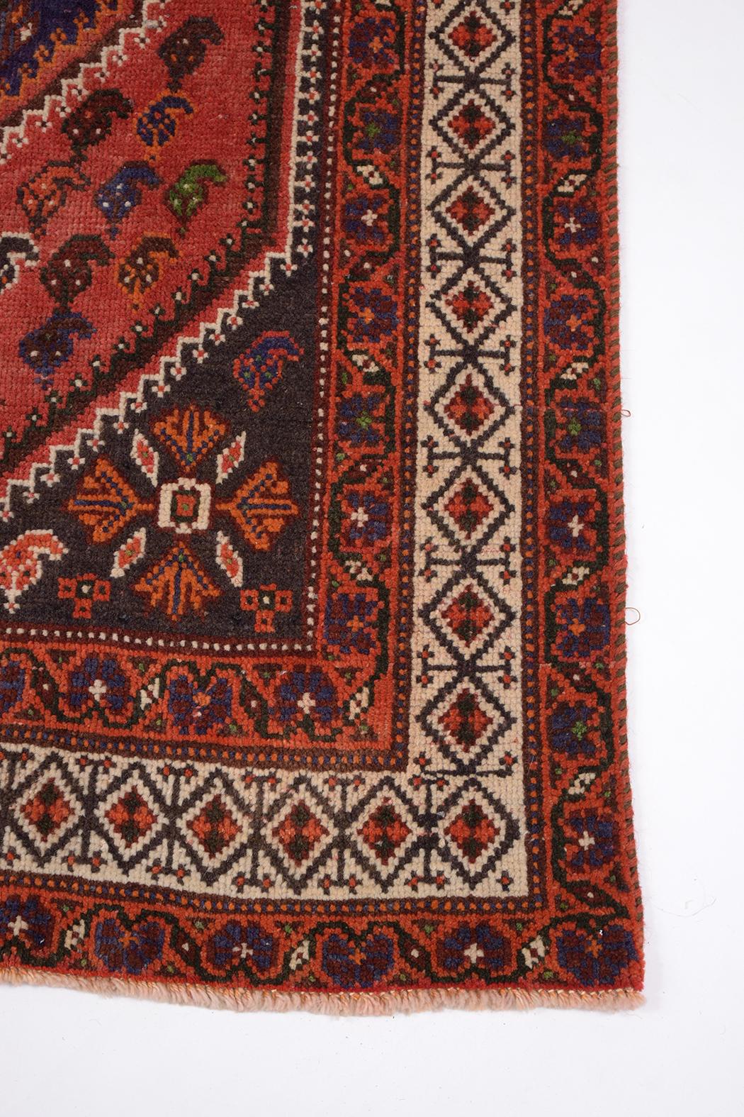 Vintage Red Textile Carpet Rug For Sale 3