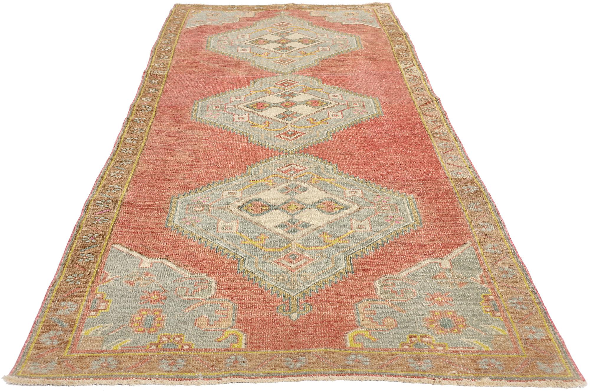 Alfombra turca Oushak de 1970 Turco en venta