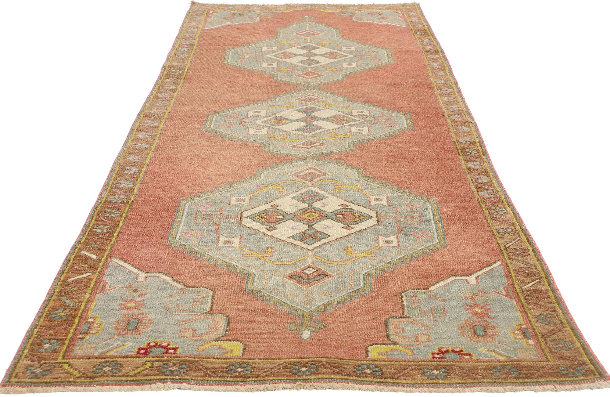 Turc Tapis turc Oushak vintage en vente