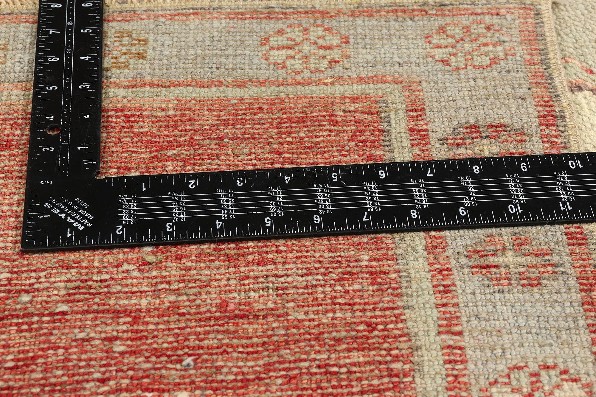 20ième siècle Tapis turc Oushak des années 1970 en vente