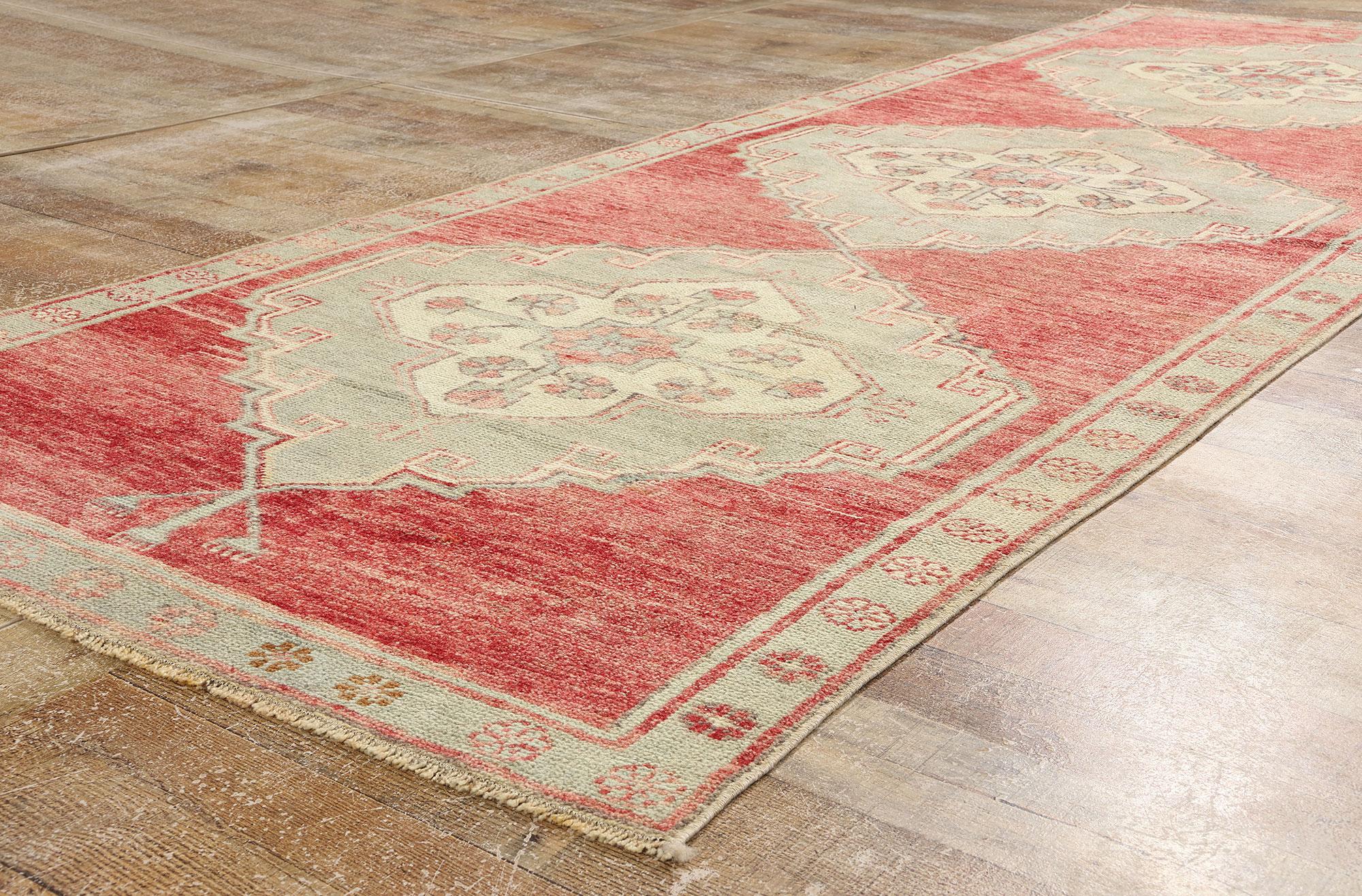 Laine Tapis turc Oushak des années 1970 en vente
