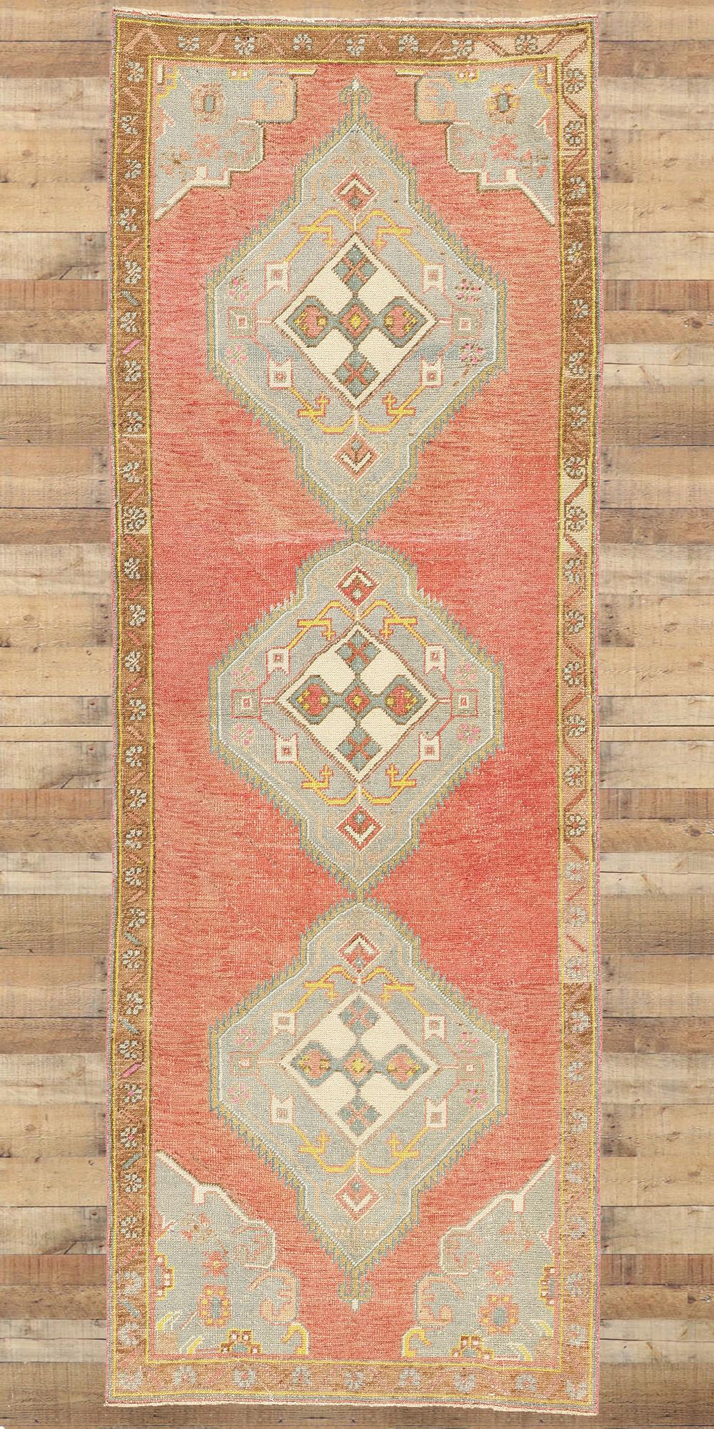 Alfombra turca Oushak de 1970 en venta 1