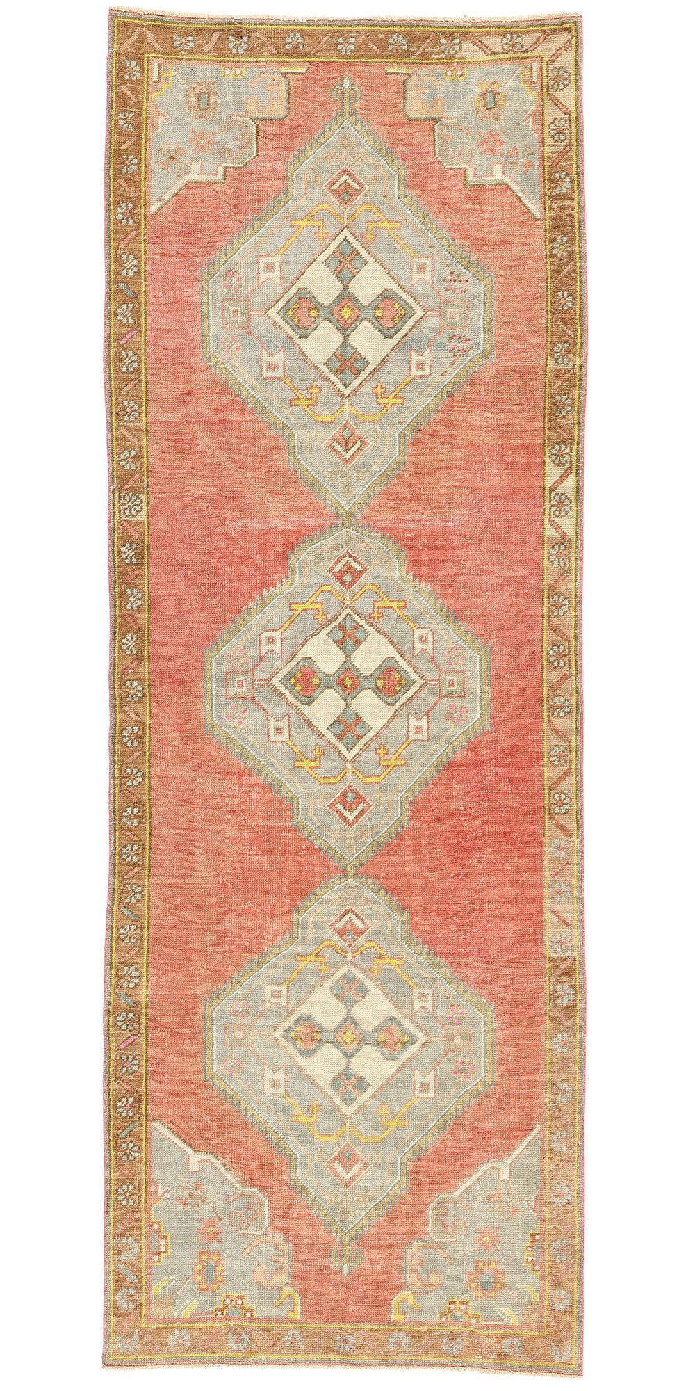 Alfombra turca Oushak de 1970 en venta 2