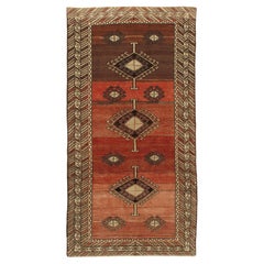 Vintage Rot Türkisch Oushak Teppich 3'3 X 6'3