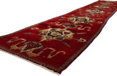Vintage Red Turkish Oushak Rug