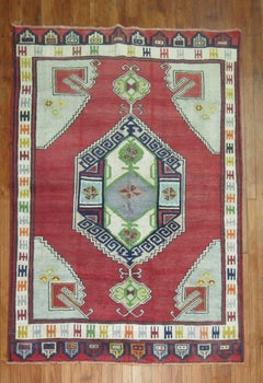 Zabihi Collection Vintage Turkish Karapinar Rug