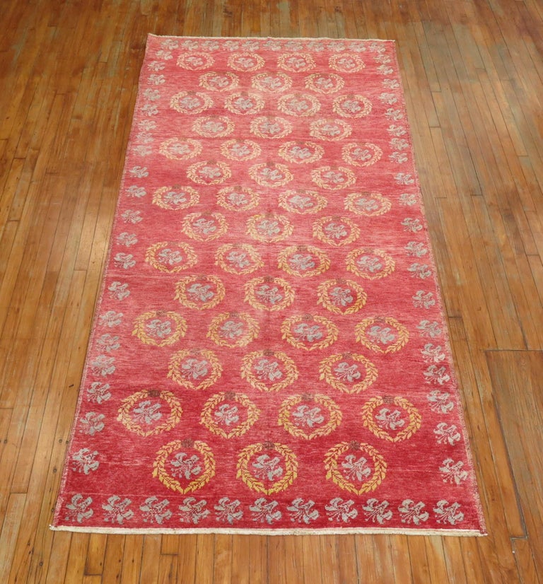 Vintage Red Turkish Rug For Sale at 1stDibs