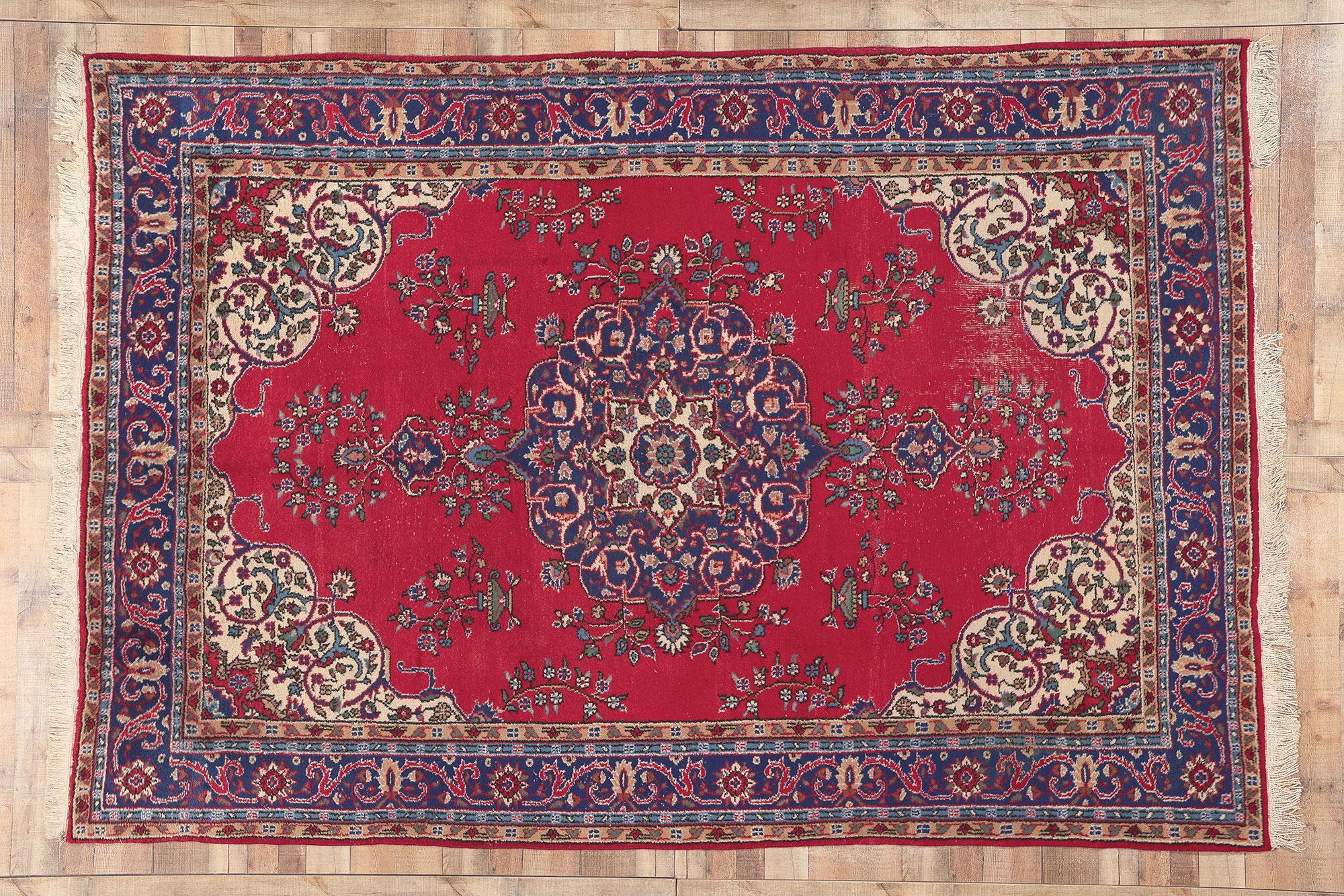 Türkischer Sparta-Teppich in Rot, raffinierte Eleganz trifft auf traditionelle Sensibilität im Angebot 2