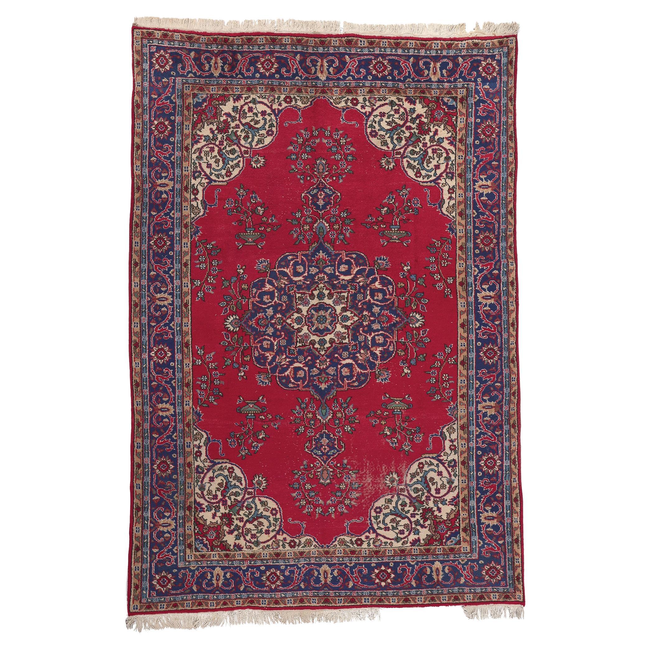 Türkischer Sparta-Teppich in Rot, raffinierte Eleganz trifft auf traditionelle Sensibilität im Angebot