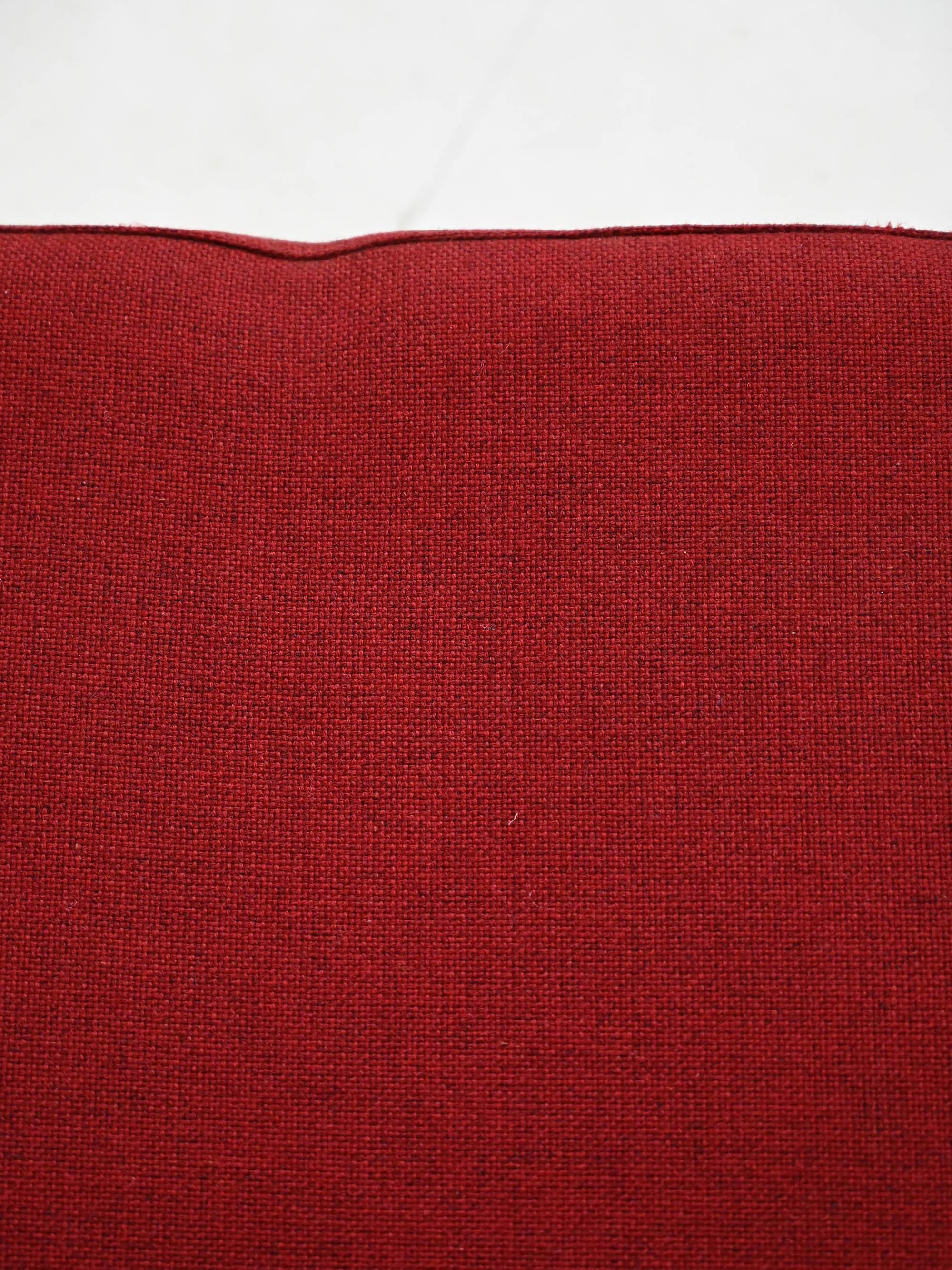 Vintage Red Two-Seater Sofa 2
