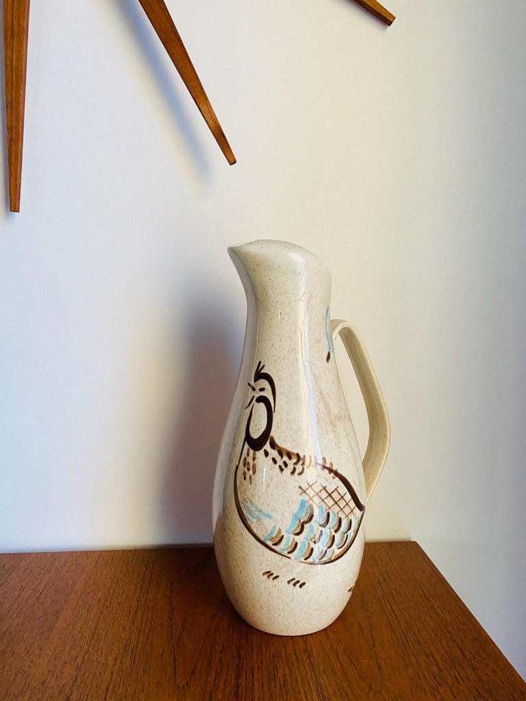 Vintage Red Wing Pottery Carafe Pitcher For Sale at 1stDibs redwing pitcher, red wing ceramics