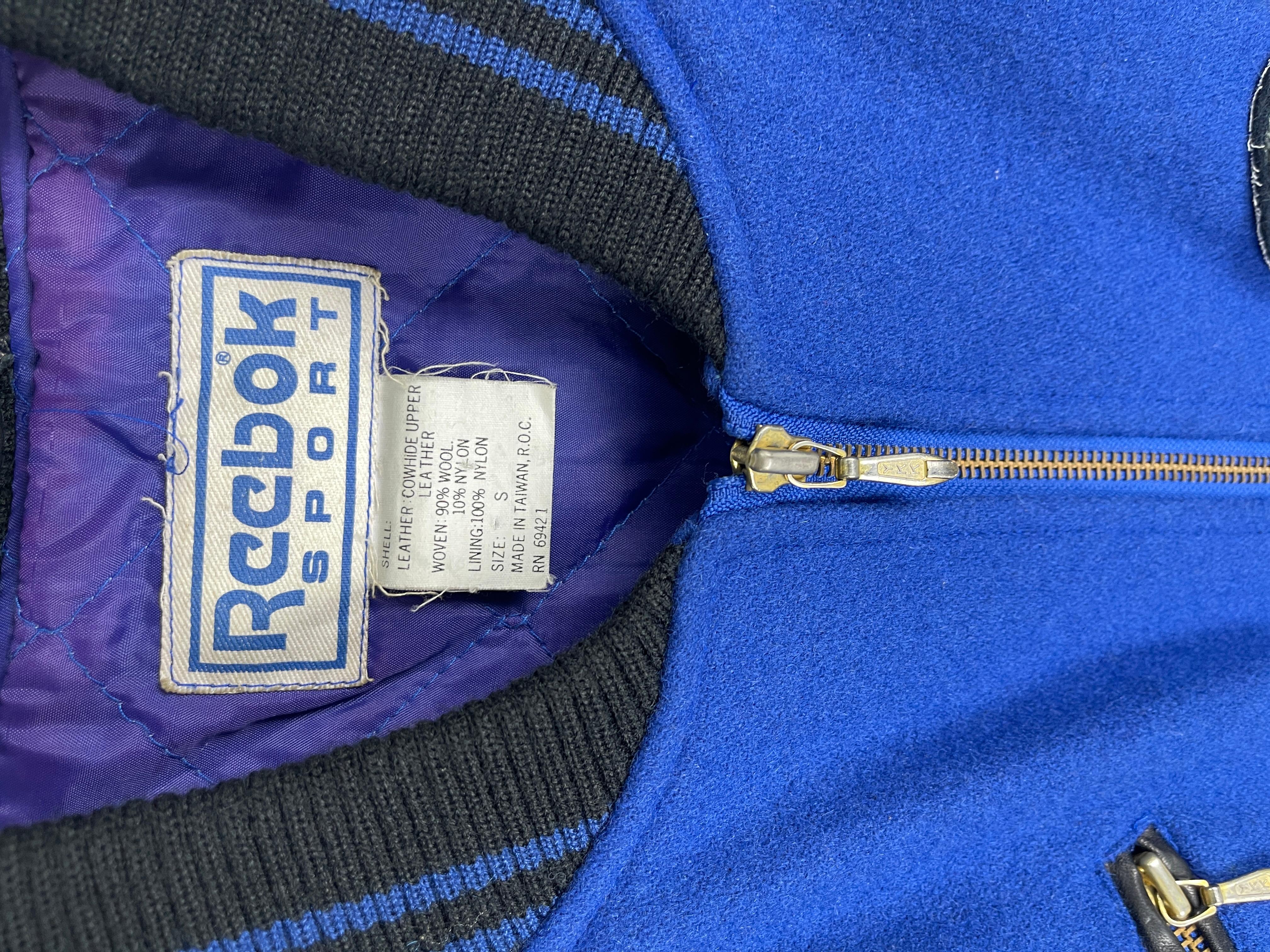 Vintage Reebok 1990's Varsity Team Jacket For Sale 2