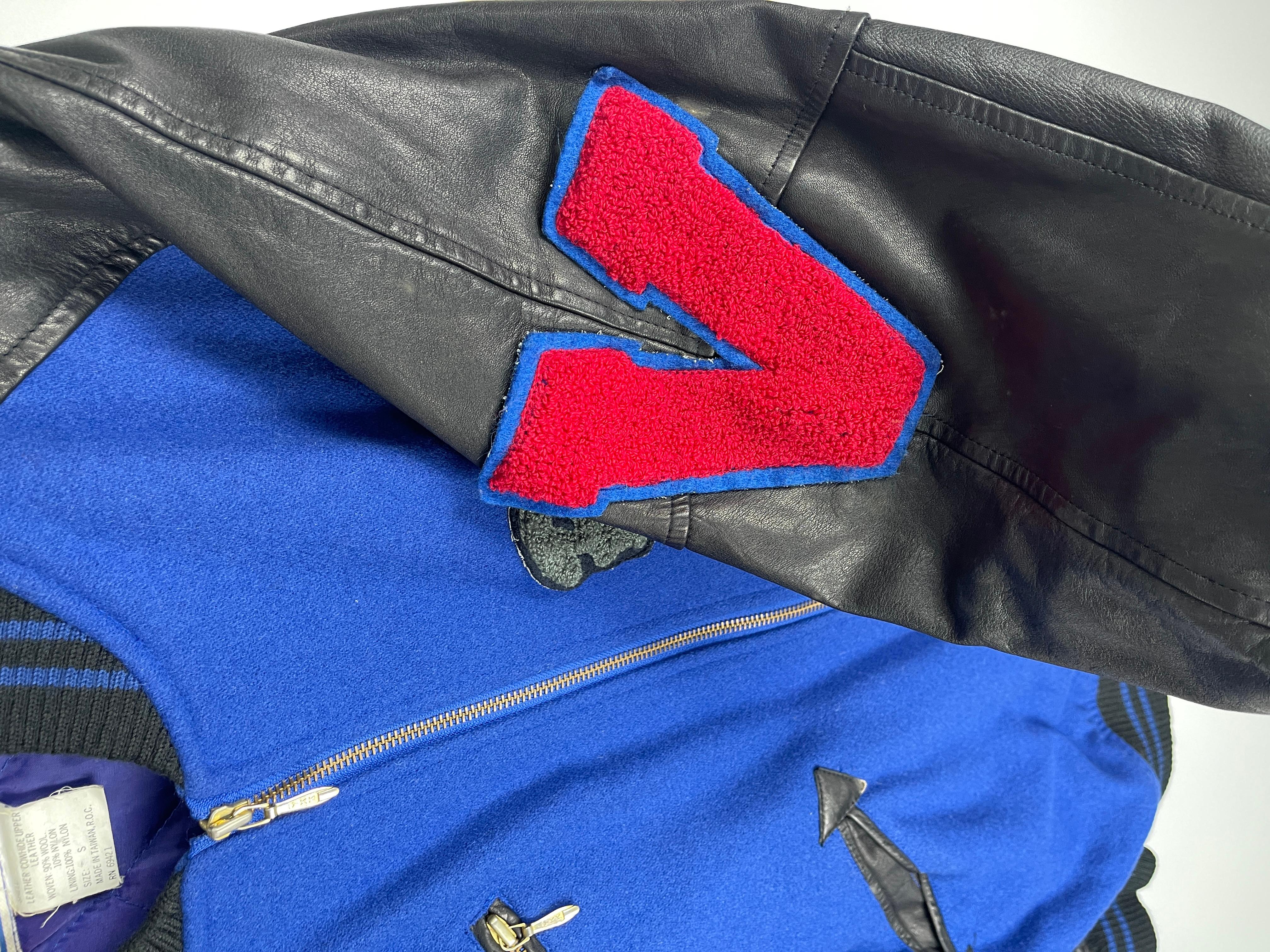 Vintage Reebok 1990's Varsity Team Jacket For Sale 3