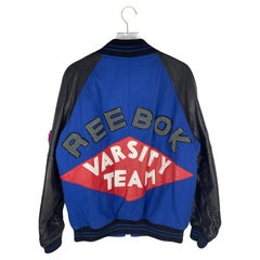Vintage Reebok 1990er Jahre Varsity Team Jacke