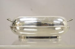 Vintage Reed & Barton 1149 Embassy Silver Plated Covered Vegetable Serving Dish